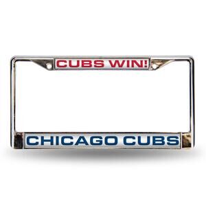 Chicago Cubs " Cubs Win" License Plate Frame